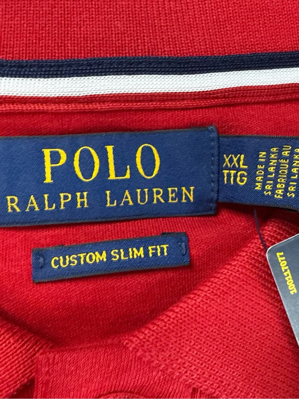 Polo by Ralph Lauren Red XXL Slim Fit Classic Polo Shirt NWT